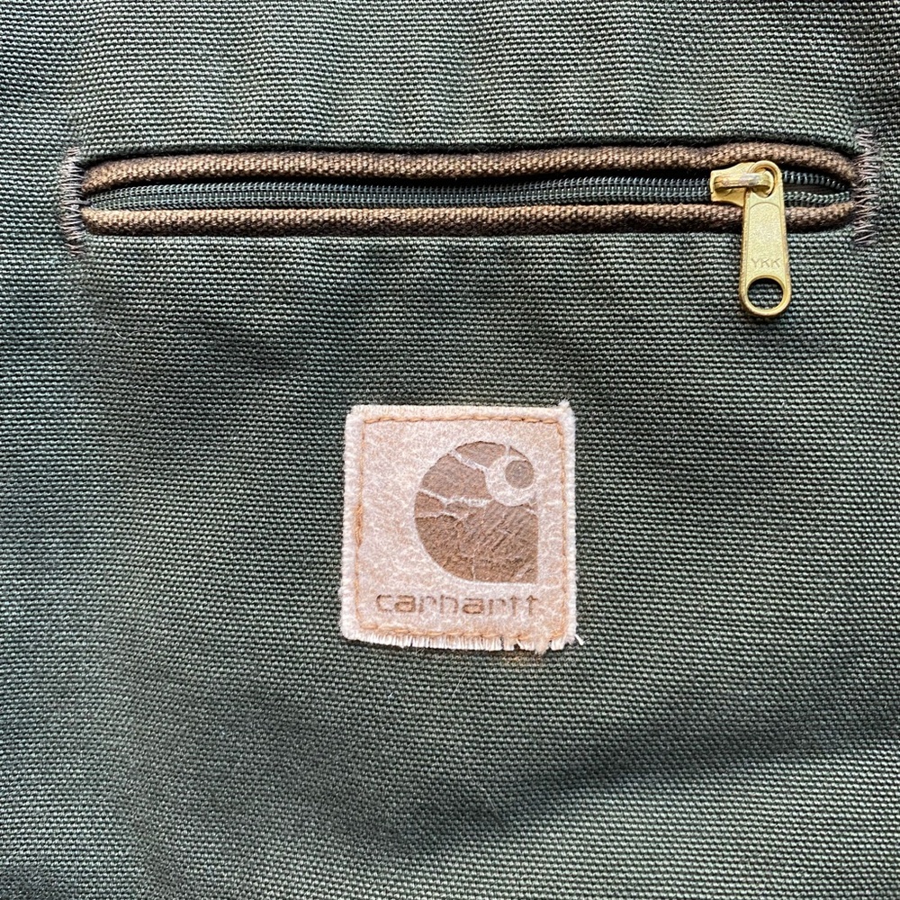 Vintage Rare Carhartt Olive JB0866 Blanket Lined Detroit Jacket (NOT FOR SALE) - Picture 9 of 9